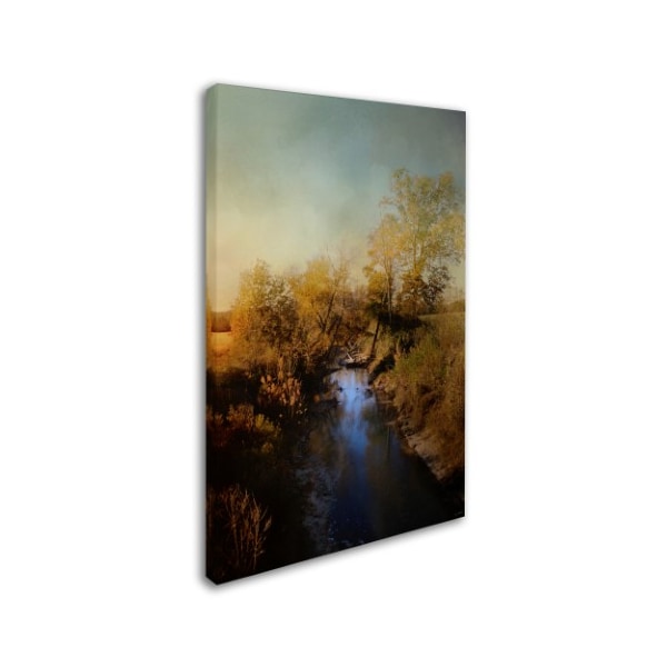 Jai Johnson 'Blue Creek In Autumn' Canvas Art,22x32